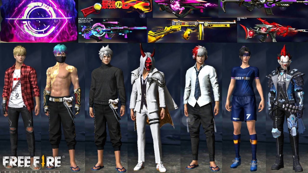 [Free fire] Hướng dẫn mod full đồ vip nam nữ v7 áo trẻ trâu, quần băng cướp đêm mới nhấtOB25 V1.56.5