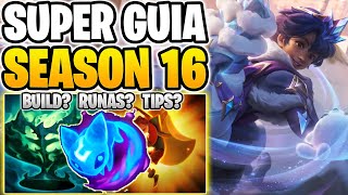 GUIA DE MILIO SEASON 16 | COMO JUGAR MILIO SOPORTE FACIL Y RAPIDO | BUILD, RUNAS, CONSEJOS, TIPS MAS