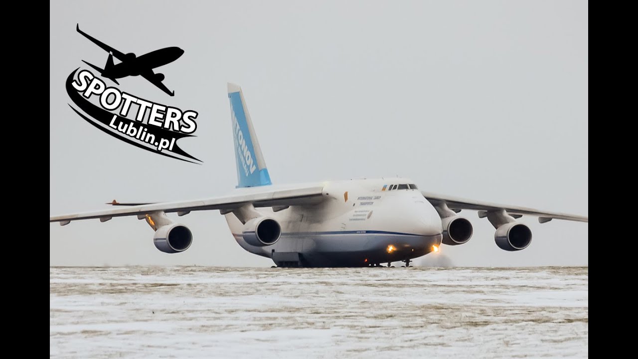 ✈ Antonov An-124 Ruslan landing at Lublin Airport (LUZ/EPLB)