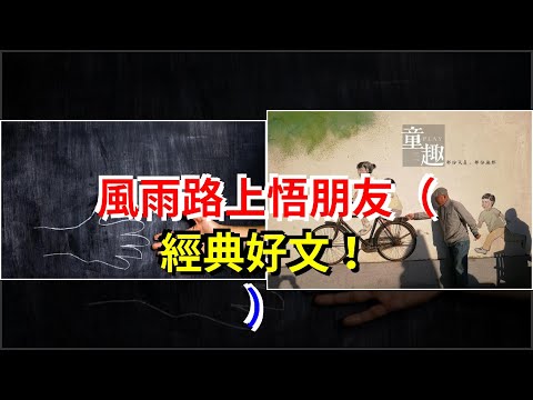 風雨路上悟朋友（經典好文！）