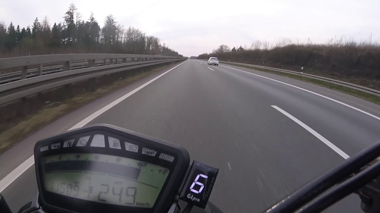Ducati Streetfighter 848 Topspeed Run Youtube