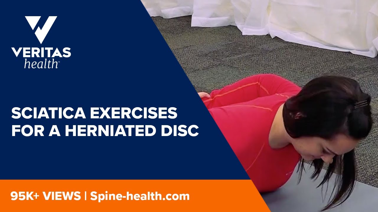 Sciatica Exercises for a Herniated Disc - YouTube
