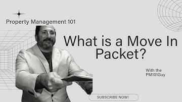 Move In Packet-Property Management 101 #propertymanagement #rentals #propertymanager #landlord
