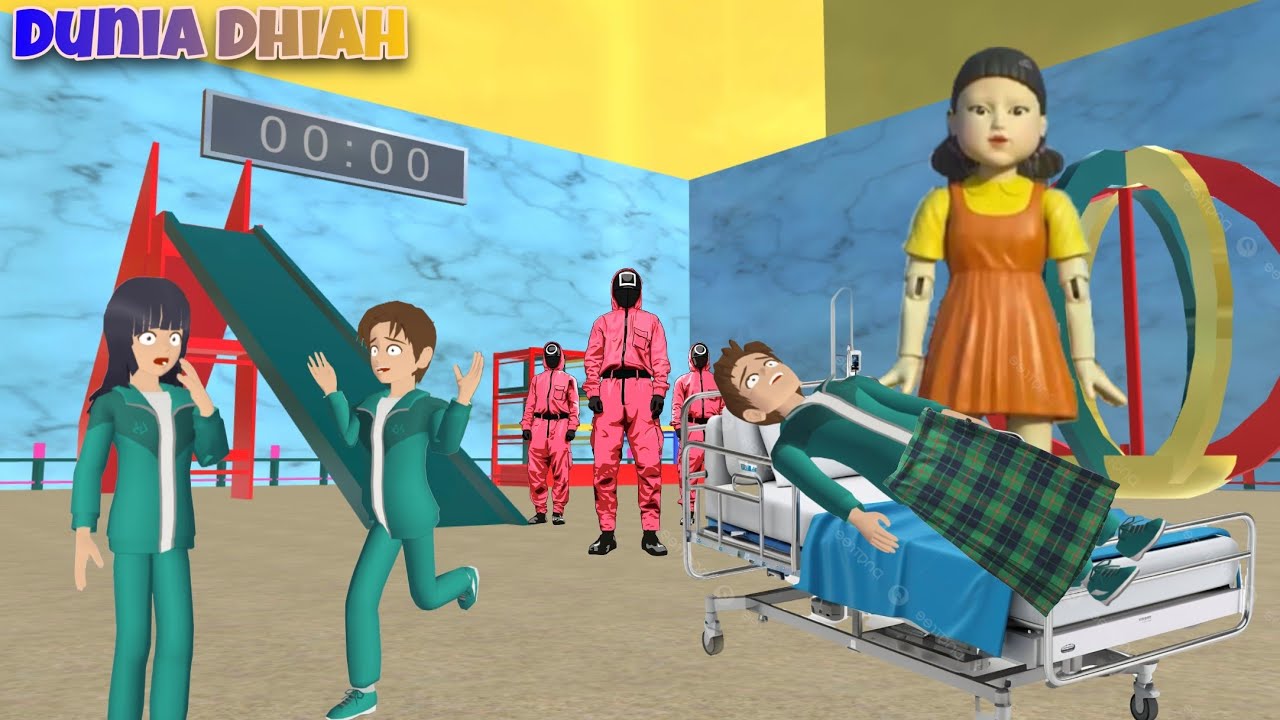 Yuta Kaget Tiba Tiba Di Sunat Boneka Squid Game | Sakura School Simulator