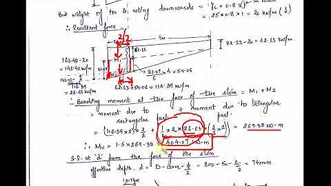 Part 4- Design of Counterfort Retaining Wall- Design of Toe Slab