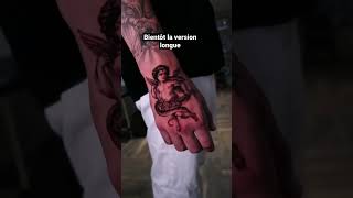 Timelapse angel tattoo