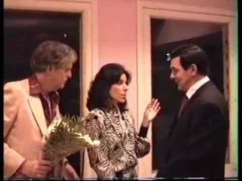 Встреча М.Магомаева с дочерью Марио Ланца - Элисой и ее супругом.