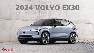 New 2024 Volvo EX30 ⚡ 0-60 mph acceleration like a Porsche 911 Carrera 4S