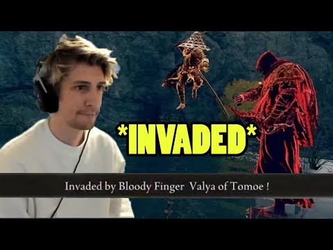 xqc gets INVADED in Elden Ring