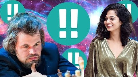 True chess game 205 Tania Sachdev vs Magnus Carlsen