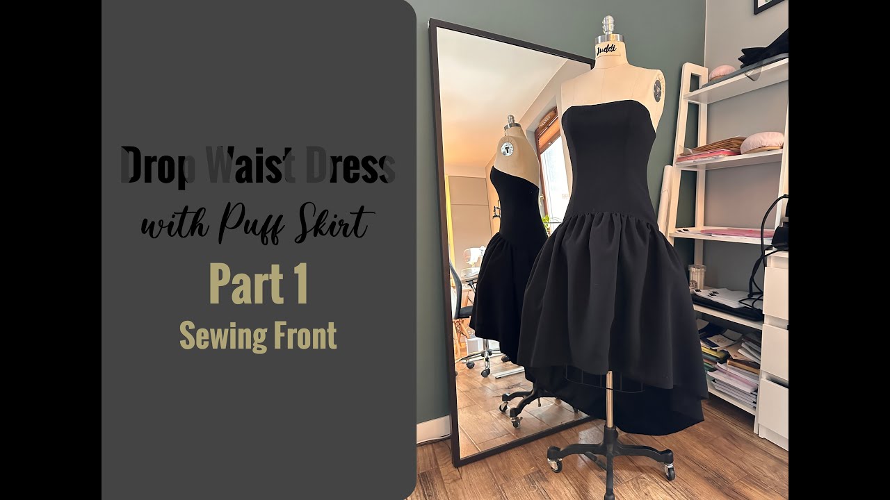 drop waist dress tutorial Dazzling Drop-Waist Dress Sewing Pattern