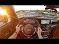 2022 Rolls-Royce Ghost Black Badge POV Test Drive (3D Audio)(ASMR)