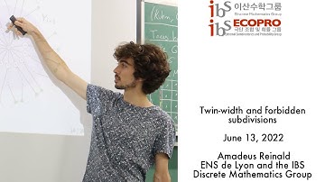 2022.06.13, Amadeus Reinald, Twin-width and forbidden subdivisions