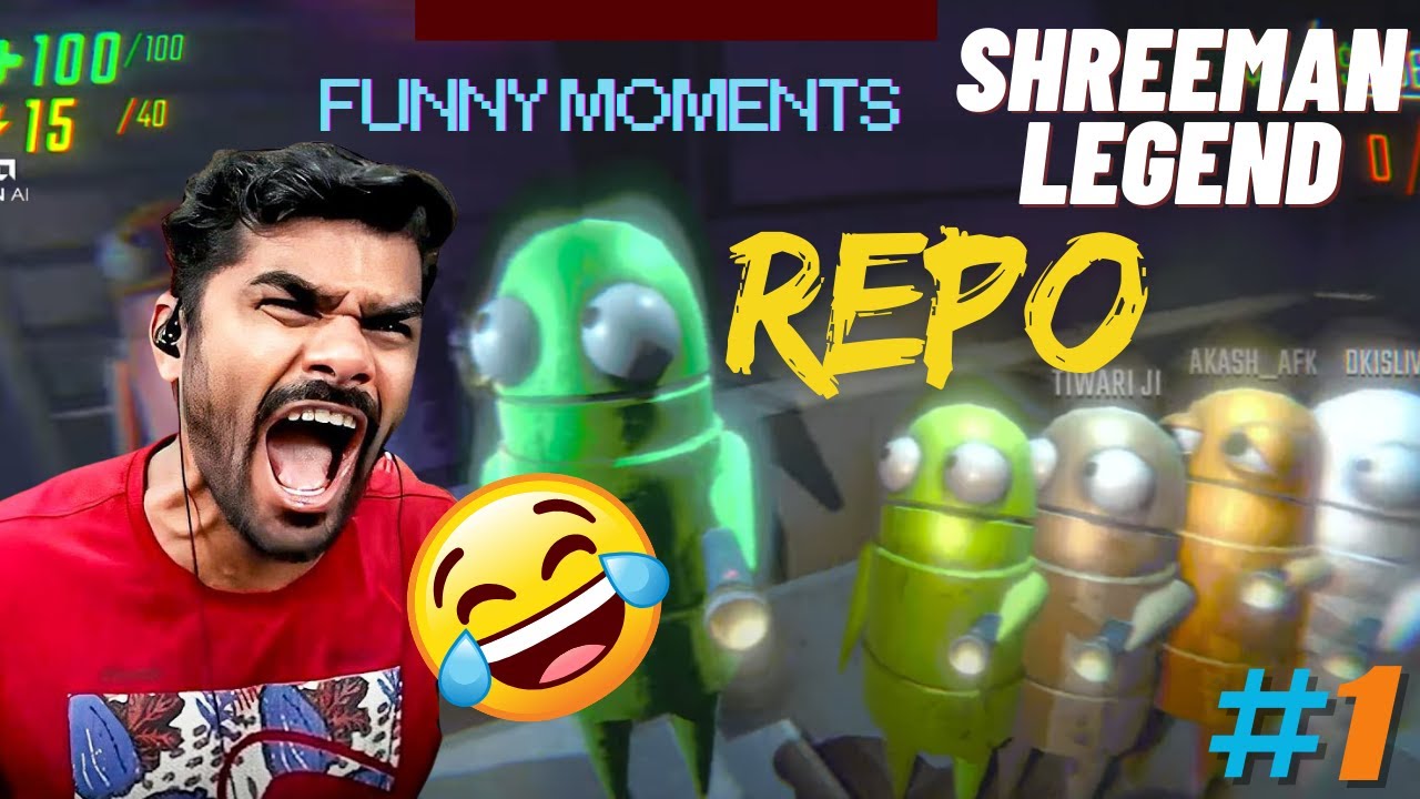REPO Funny Moments | Shreeman Legend | #1 🤣🤣 