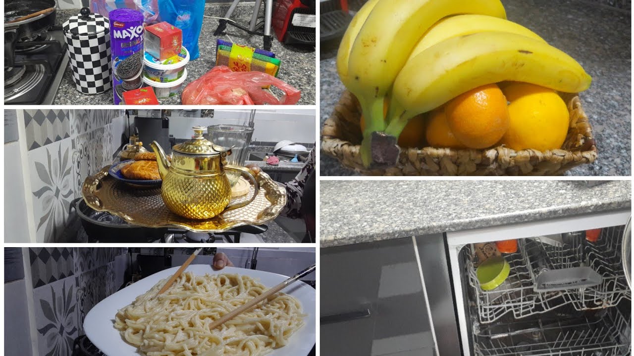 روتين مسائ  فيه غي الشطارة والله كنت عيانة وجبتلكم الطاقة الايجابية درت لولادي عشاء ساهل سلاك الحاصل