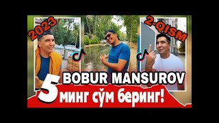 Bobur Mansurov vinelar to'plami 2-qism // TikTok videolar to'plami 2023 // TREND UZ#6  #tiktok #1m