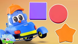 Shapes Song, Hector The Tractor And Car Cartoon Videos For Kids