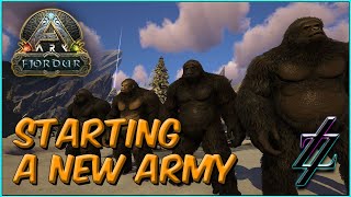 Ark Fjordur: Building At The New Base & Taming Gigantopithecus For Breeding Ark Fjordur: Building At The New Base & Taming Gigantopithecus For Breeding