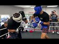 Very high level of sparring  boxing star diego pacheco in camp  esnews boxing