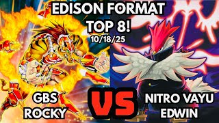 Edison Format Top 8: Gladiator Beasts Vs Nitro Vayu!