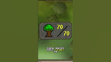 Fastest Woodcutting Levels Ever? Botting to 99! #shorts