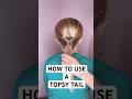 HOW TO USE A TOPSY TAIL | Audrey and Victoria #hairstyle #hairtutorial