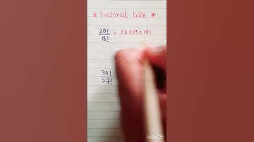 factorial trick #tricks #maths #viral