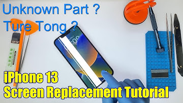 iPhone 13 Screen Replacement Tutorial - Solutions for Ture Tong & Unknown Part #repair #screen