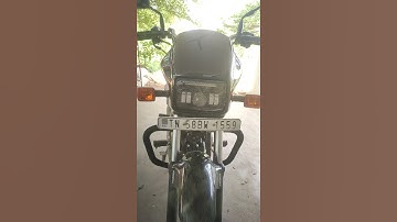 Thumbnail of LED Projector light Headlight Installing in Splendor | Police light