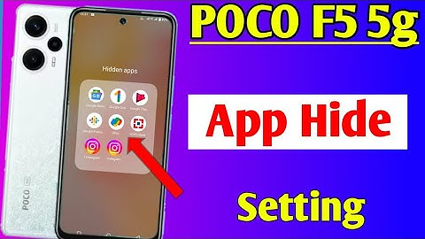 POCO F5 5g me app hide setting | how to hide apps in POCO F5 5g | POCO F5 5g me app hide kaise kare