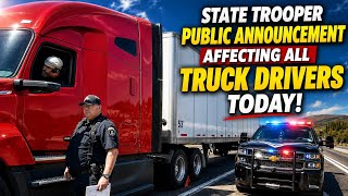 State Trooper Public Announcement Affecting All Truck Drivers Today In Idaho  screenshot 4