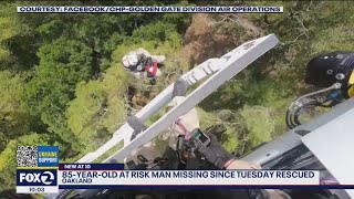 85-year-old man rescued in Oakland park days after disappearing