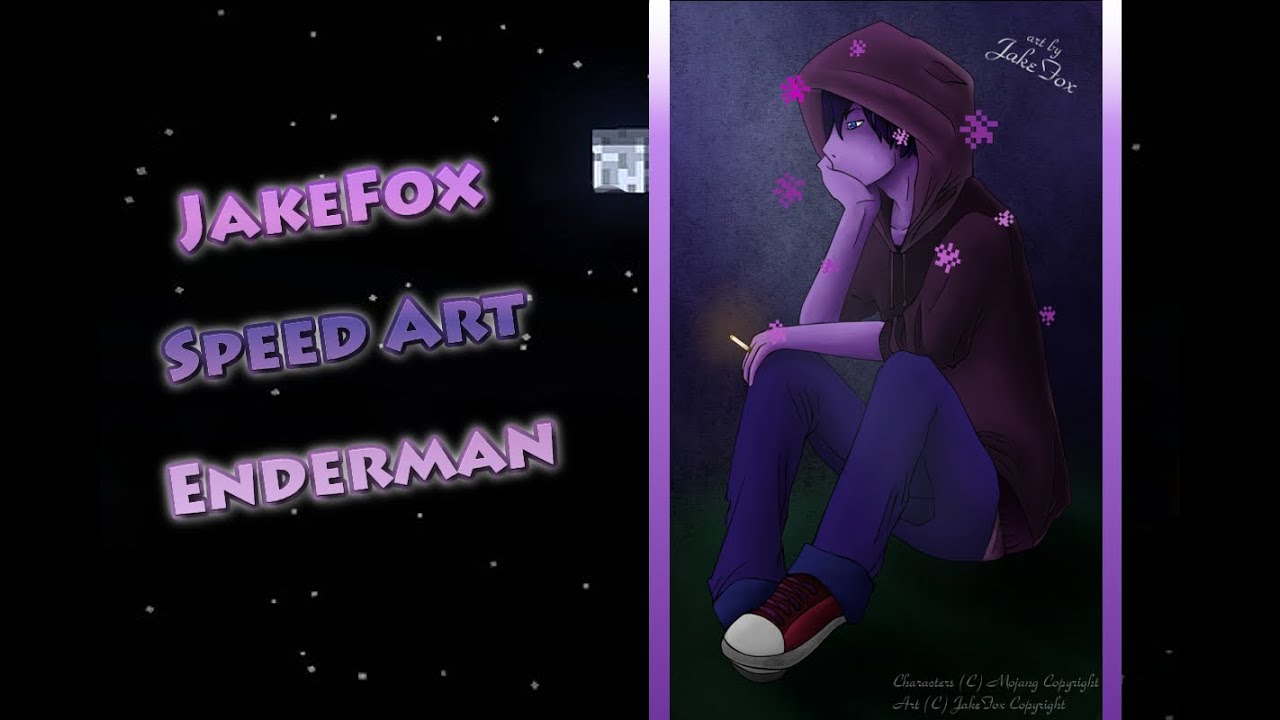 Speed Art - Minecraft - Enderman.