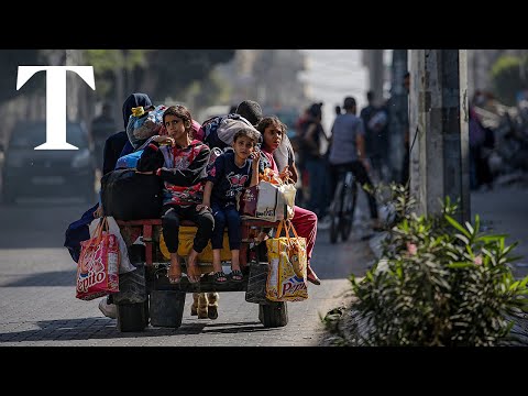 Thousands flee northern Gaza as Israel steps up ground invasion