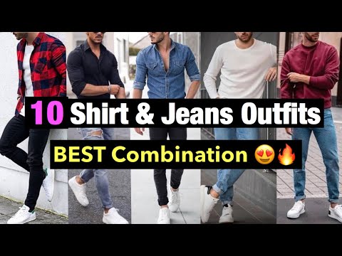 10 Shirt With Pant/Jeans Style Combination | Best Colours for Men Clothing | Easy Outfit