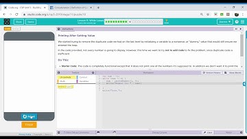 Code.org CSP Unit 5 Building Apps 