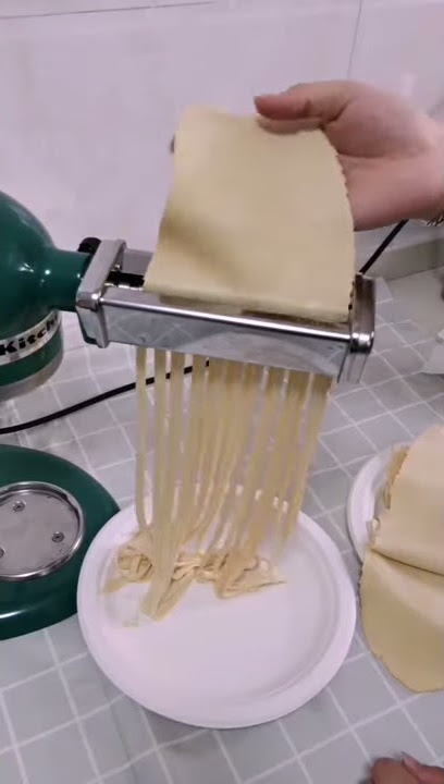 Mastering Homemade Pasta: A Guide to the KitchenAid Pasta Roller & Cutter  Set