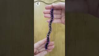 Wavy Bracelet || New Bracelet Design Making at Home #shorts #diybracelet #handmadejewelry