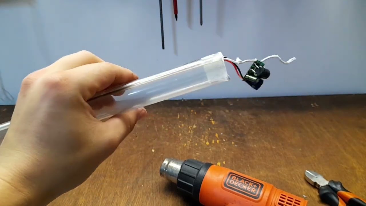 Como reciclar tiras led de un tubo de luz quemado