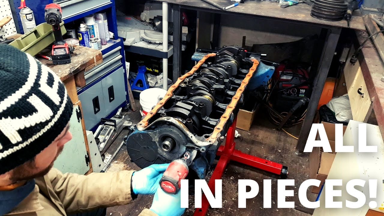 Ford 300 Inline 6 Engine Rebuild Part 2: Teardown