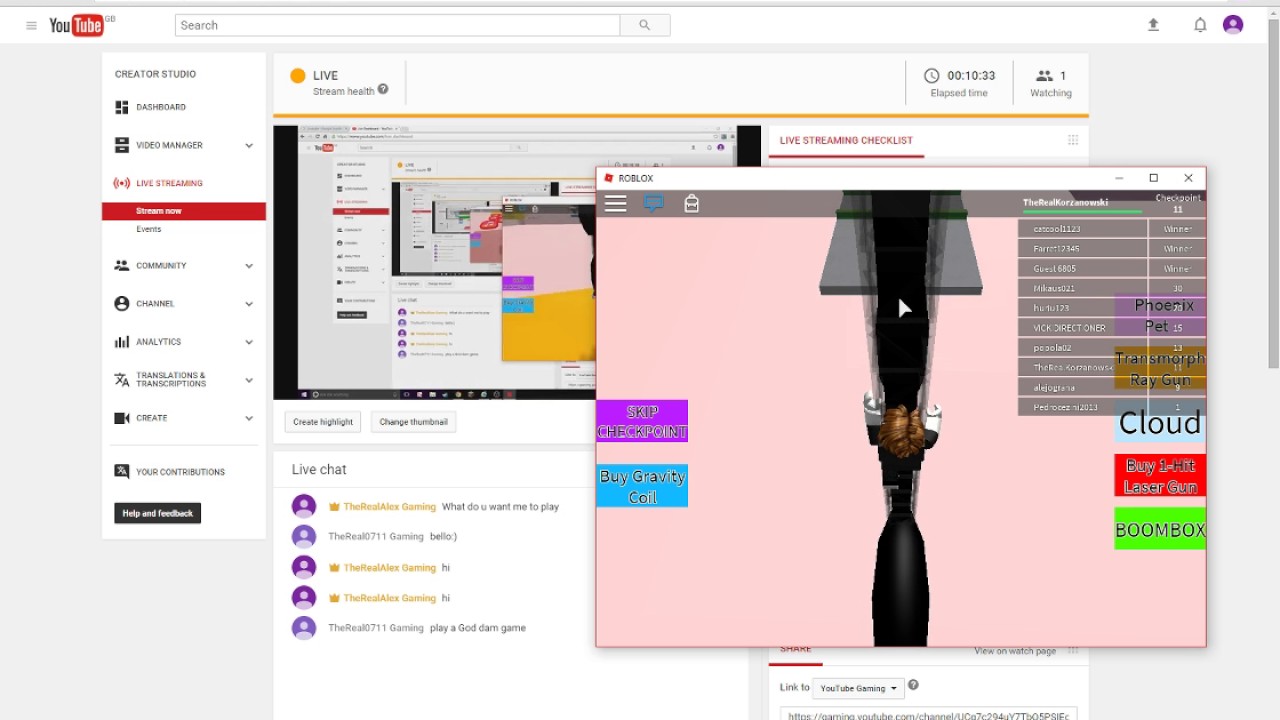 TheRealAlex Gaming Live Stream