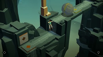 Lara Croft Go - The Maze of Stones - A Narrow Escape - Level 3.10