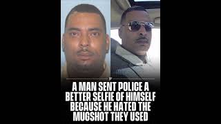 Man Sends Police a Better Selfie Because He Hated His Mugshot – And It Worked 📸😂#shorts #funny #love