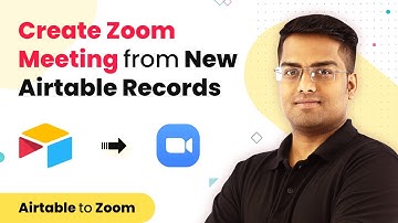 Airtable Zoom Integration - Create Zoom Meeting from New Airtable Records