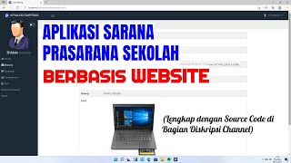 Aplikasi Sarpras Inventaris Barang Berbasis Web Lengkap Dengan Source Code