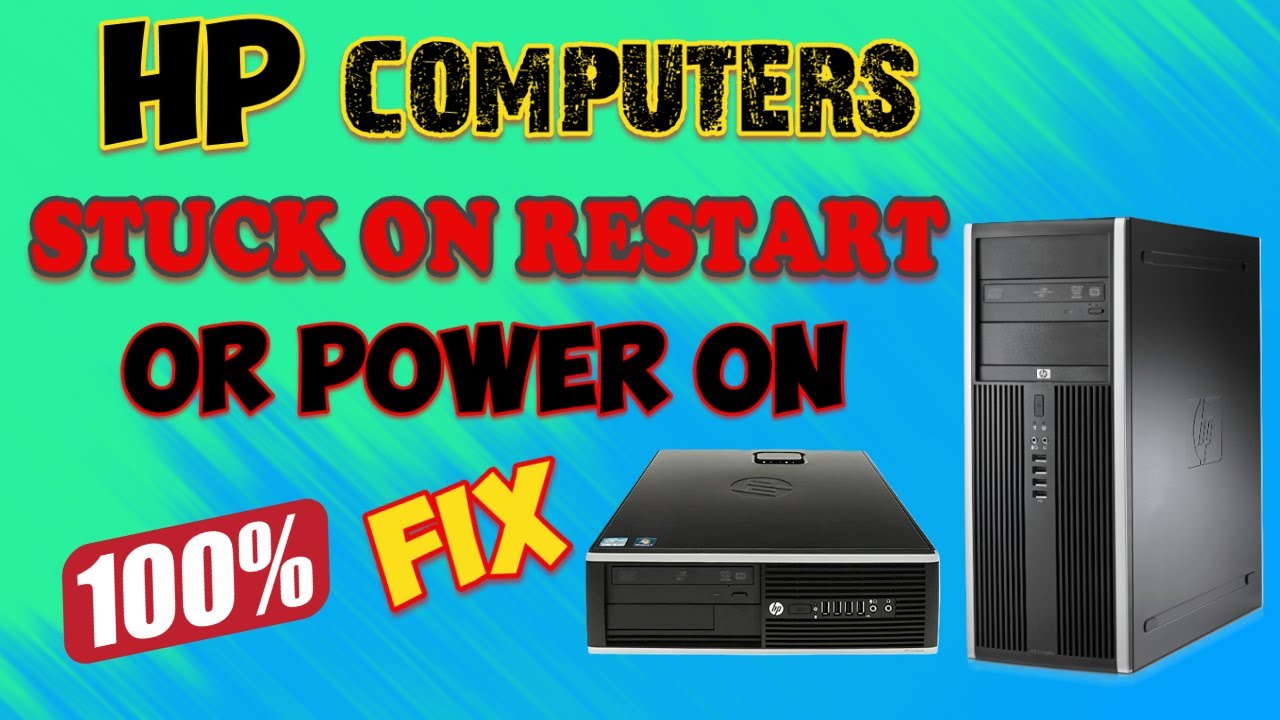 HP Elite Computers Stuck On Restarting Or Power ON? 💯 Diagnose & Fix ...