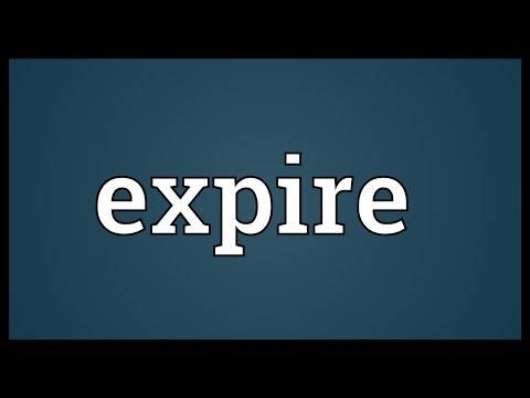 expire-meaning