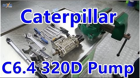 How to repair Caterpillar C6.4 320D pump