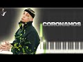 JC REYES - CORONAMOS | Instrumental Piano Tutorial / Partitura / Karaoke / MIDI