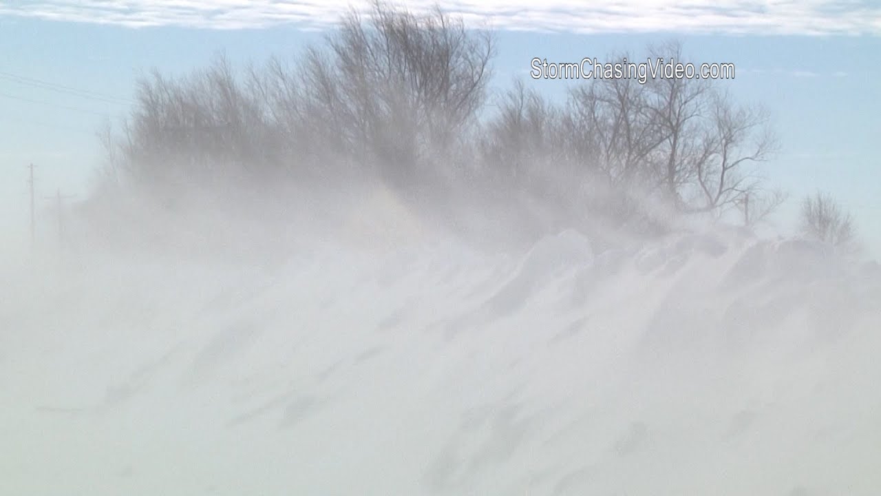 2/26/2014 Central Minnesota Ground Blizzard Conditions B-Roll